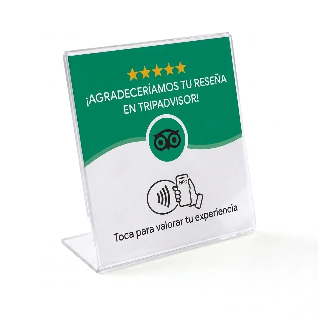 Display de acrílico para mostrador - Tripadvisor